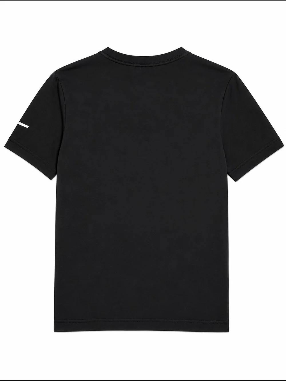Nike Kids' Black Graphic Logo T-Shirt - Red Accent
